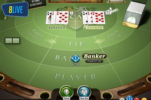 Lưu ý cần phải biết khi chơi Baccarat tại nhà cái 8live